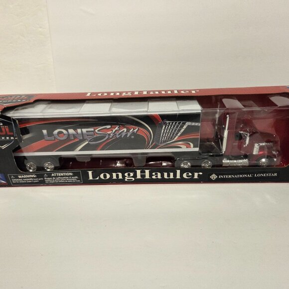 Long Haul Trucker - International Lonestar 1:43 Die-Cast Truck & Trailer - Picture 1 of 6